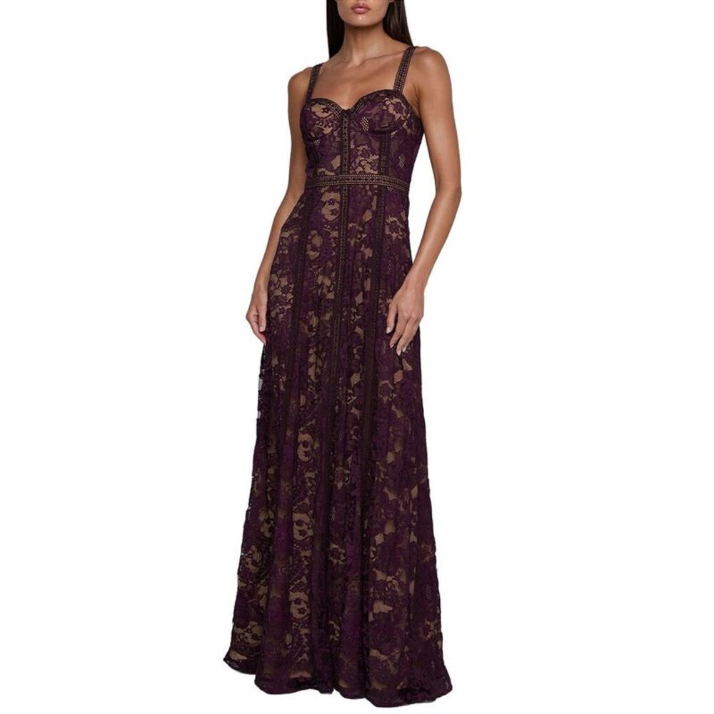 L’Agence Womens Laynie Long Dress